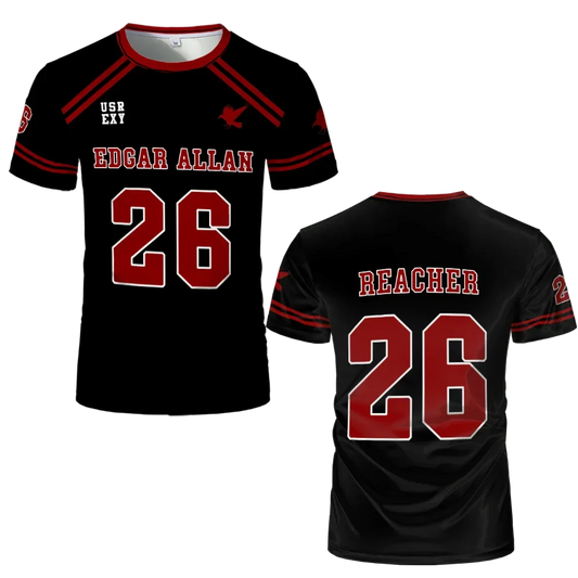 Edgar Allan Ravens The Foxhole Court Custom Jersey - Item - EASITEM