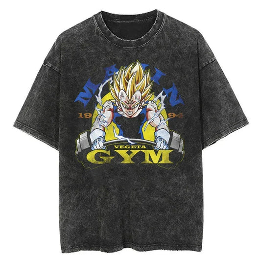 GYM Custom Black T-shirt Dragon Ball - Item - EASITEM
