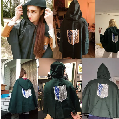Attack on Titan Custom Cape Cosplay - Item - EASITEM