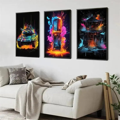 Basketball Ball Pattern Decorative Wall Poster - Item - EASITEM