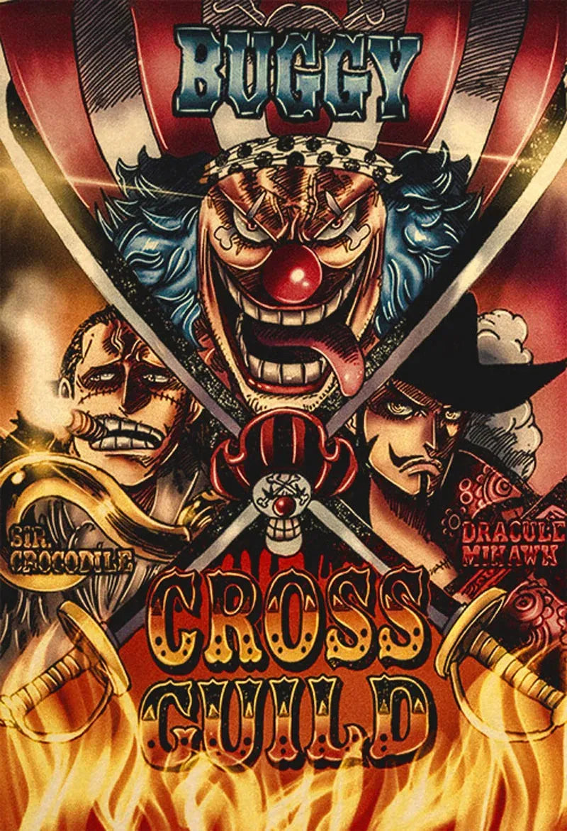 Cross Guild One Piece WANTED Custom Wall Poster - Item - EASITEM