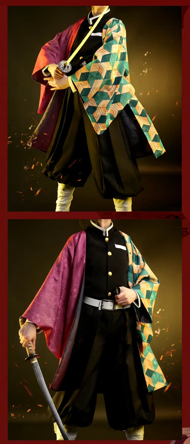 Demon Slayer Giyu Tomioka Cosplay - Item - EASITEM