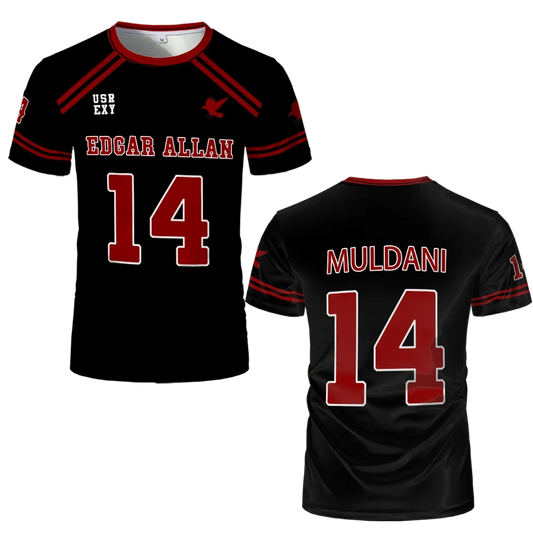 Edgar Allan Ravens The Foxhole Court Custom Jersey - Item - EASITEM