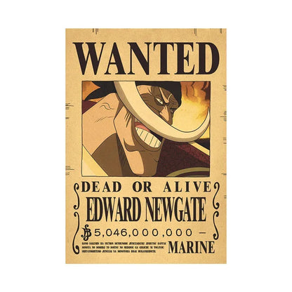 Edward Newgate One Piece WANTED Custom Wall Poster - Item - EASITEM