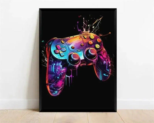 Gaming Controller Decorative Wall Poster - Item - EASITEM