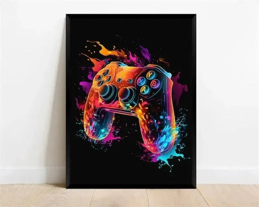 Gaming Controller Decorative Wall Poster - Item - EASITEM