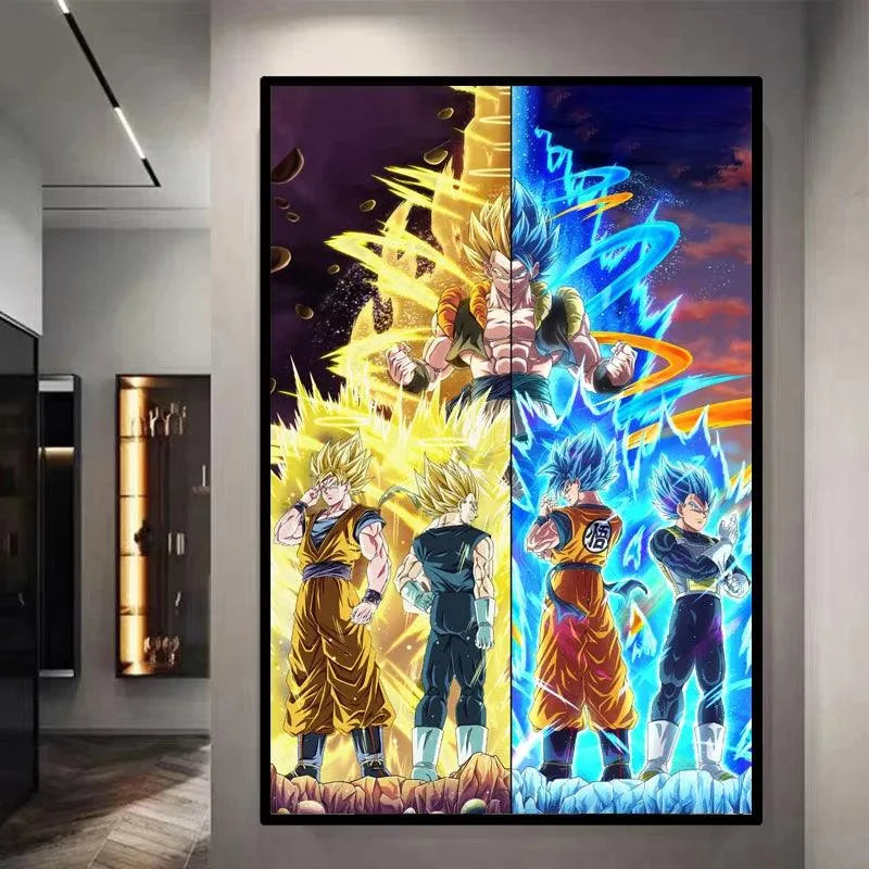 Gogeta Fusion Decorative Canvas Wall Poster - Item - EASITEM