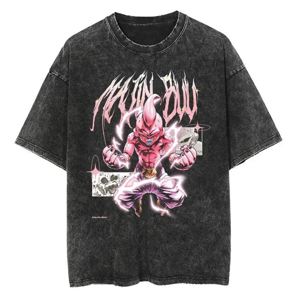 Kid Buu Large Black T-shirt - Item - EASITEM