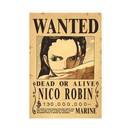 Nico Robin One Piece WANTED Custom Wall Poster - Item - EASITEM