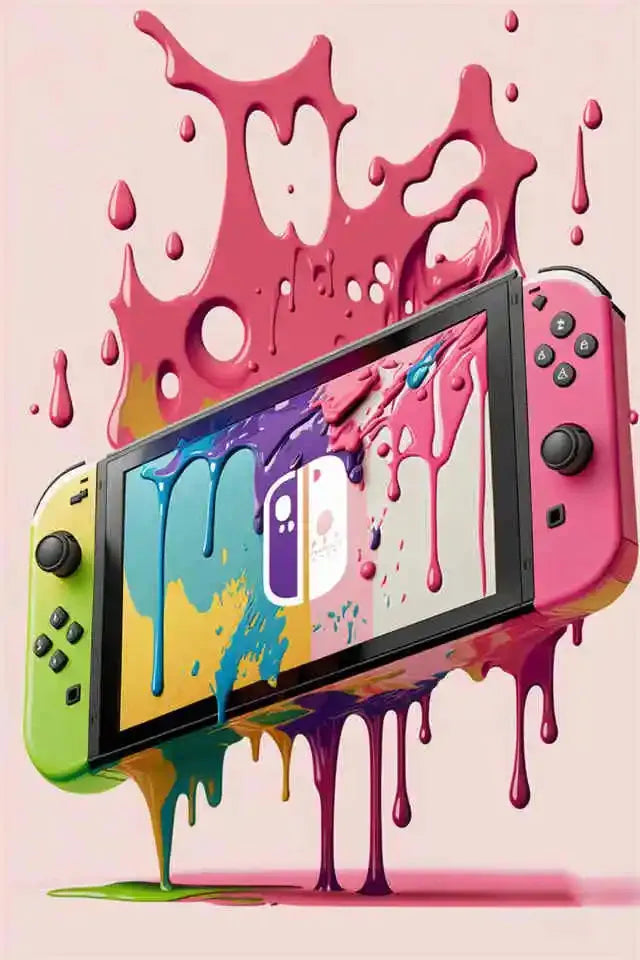 Nintendo Switch Patterned Custom Wall Poster - Item - EASITEM