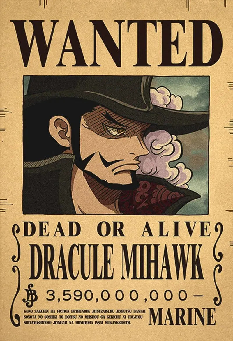 One Piece WANTED Bounty Custom Wall Poster - Item - EASITEM