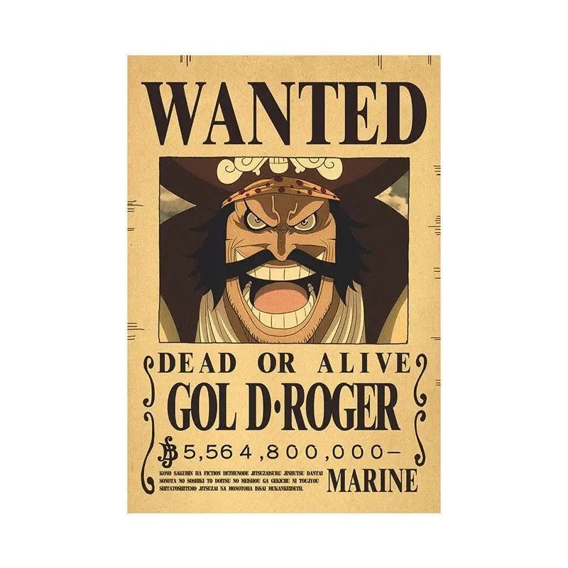 One Piece WANTED Bounty Custom Wall Poster - Item - EASITEM