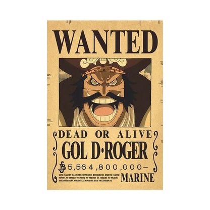 One Piece WANTED Bounty Custom Wall Poster - Item - EASITEM