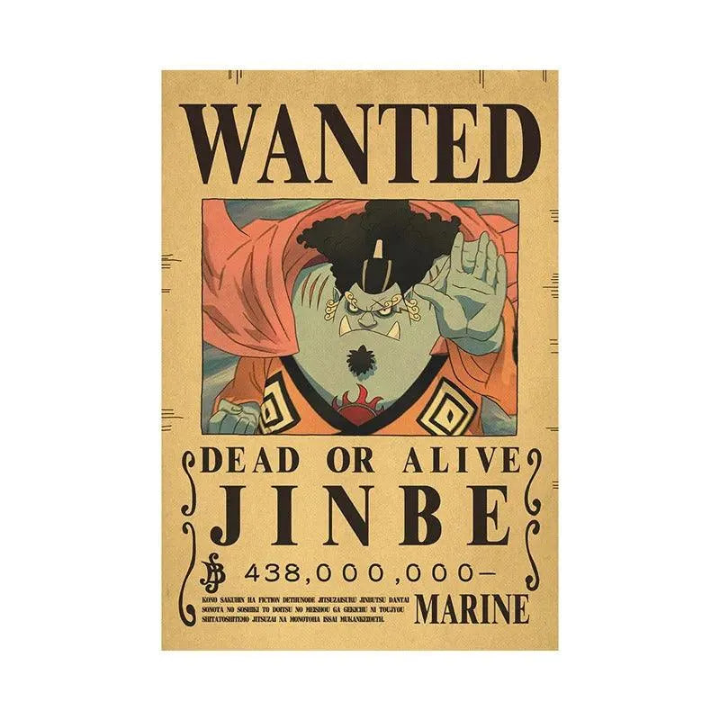 One Piece WANTED Bounty Custom Wall Poster - Item - EASITEM