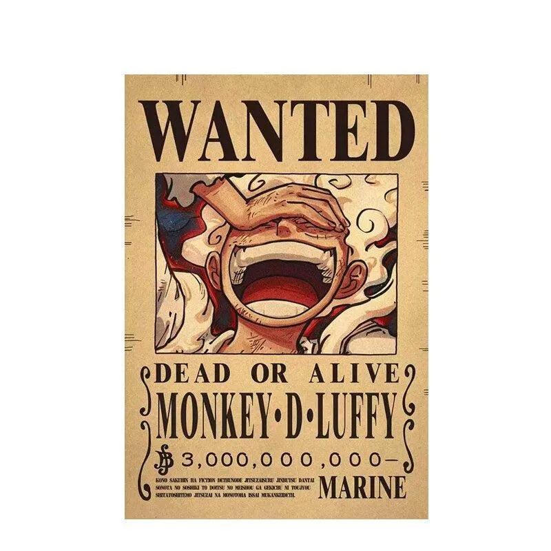 One Piece WANTED Bounty Custom Wall Poster - Item - EASITEM