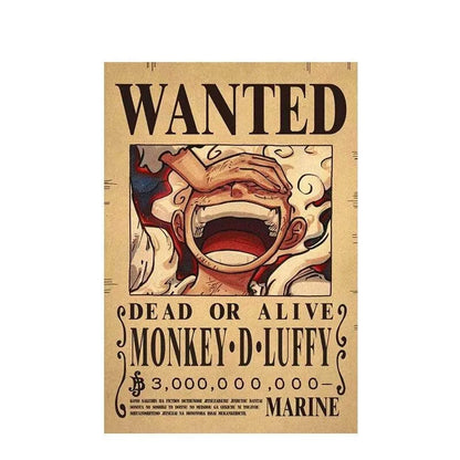 One Piece WANTED Bounty Custom Wall Poster - Item - EASITEM