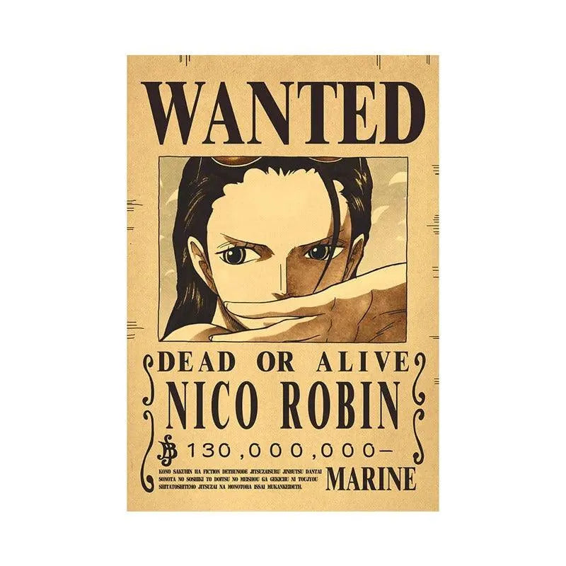 One Piece WANTED Bounty Custom Wall Poster - Item - EASITEM