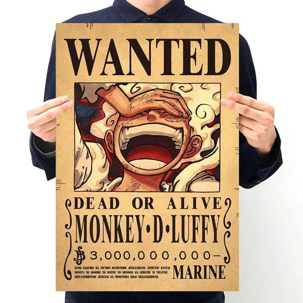 One Piece WANTED Bounty Custom Wall Poster - Item - EASITEM