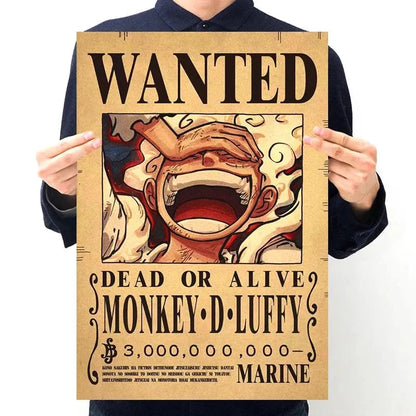 One Piece WANTED Bounty Custom Wall Poster - Item - EASITEM