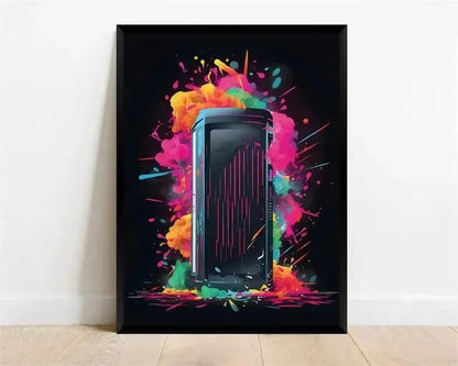 Pc Computer Parts Pattern Decorative Wall Poster - Item - EASITEM