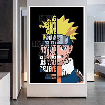 Poster Custom Wall Decoration Shonen Naruto - Item - EASITEM