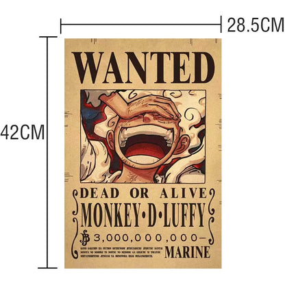 Shanks One Piece WANTED Custom Wall Poster - Item - EASITEM