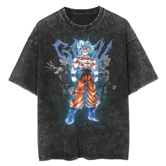 Ultra Instinct Goku Custom Black T-shirt - Item - EASITEM