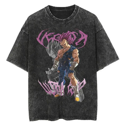 Vegeta Ultra Ego Custom Black T-shirt - Item - EASITEM