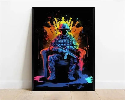 Wargaming Themed Decorative Wall Poster - Item - EASITEM